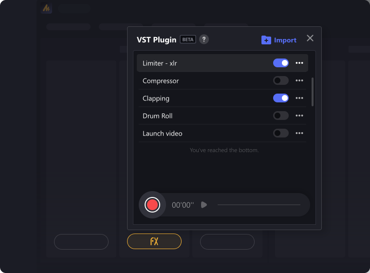 VST 效果器支持